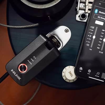 NUX MP-3 Mighty Plug Pro Silent Practice Guitar/Bass Modeling Headphone Amp & Philips Over-Ear Headphones Bundle image 7