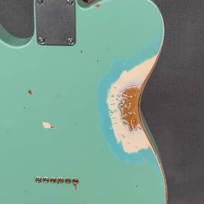 Nash T-57 Surf Green Electric Guitar - Heavy Aging image 9