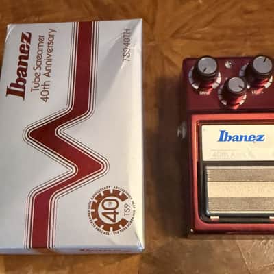 Ibanez Limited Edition TS9 40th Anniversary 2022 - Ruby image 1