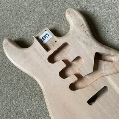 Strat Style Unfinished Basswood Guitar Body image 6