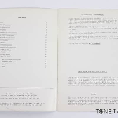 Crumar Bit 01 Rack Expander Owners Manual Instruction Book VINTAGE SYNTH DEALER1 image 3