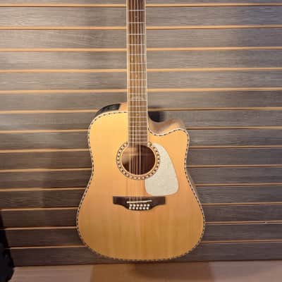 Takamine GD74CE-12U 2025 - Natural Gloss - Flame Maple Body - Unison 12-String - TP-36 Electronics - Professional Set Up image 4