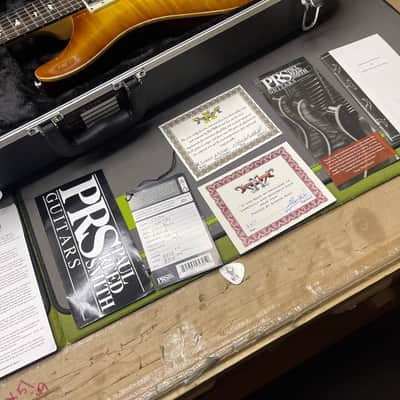 PRS CE24 2018 1 of 50 Wilcutt Guitars Livingston Lemondrop Burst SkunkWerx Collector Grade 9/10 SIGNED BY PAUL image 21