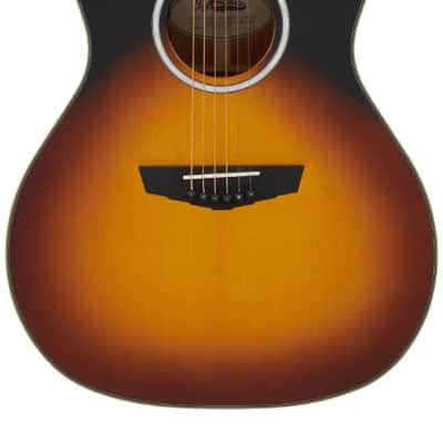 D'Angelico Excel Gramercy Acoustic Electric GA Size Guitar w/Bag, Vintage Sunset image 6