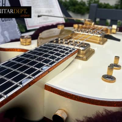 ✮RARE✮SUPERB✮2017 Gretsch G-6134 LTV White Penguin ✮ LACQUER TV JONES ! ✮ COA ✮ AMAZING image 10