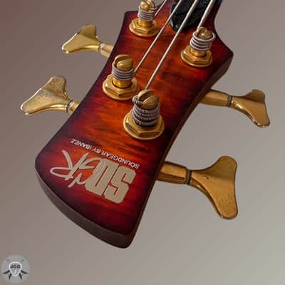 Ibanez SR800 Aged Whiskey Burst Flat 2016 - 4-String Bass - Very Good+ Condition image 11