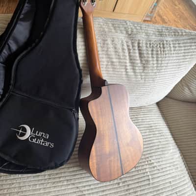 Luna High-Tide Koa Concert Ukulele 2010s - Natural image 9