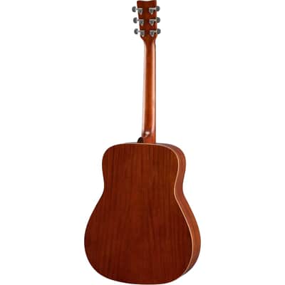 Yamaha Natural Folk Guitar Mahogany With Solid Mahogany Top image 4