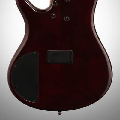 Ibanez SR375EF Fretless Electric Bass, 5-String, Brown Burst image 7