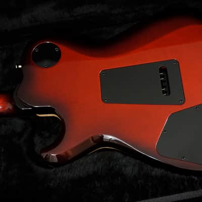 Knaggs Guitars Kenai Trem P2 in Fire Burst with T1 Flame Maple Top & Lollar P90s image 10