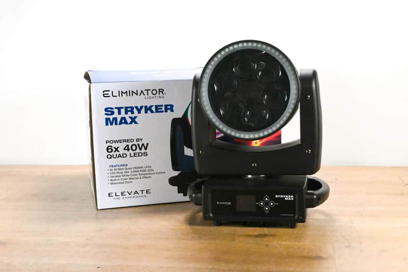 Eliminator Lighting Eliminator Lighting Stryker Max RGBW LED Moving Head