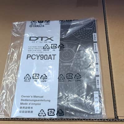 Yamaha PYC90AT Single-Zone 10" Electronic Cymbal Pad with Attachment 2015 - Present - Black image 4