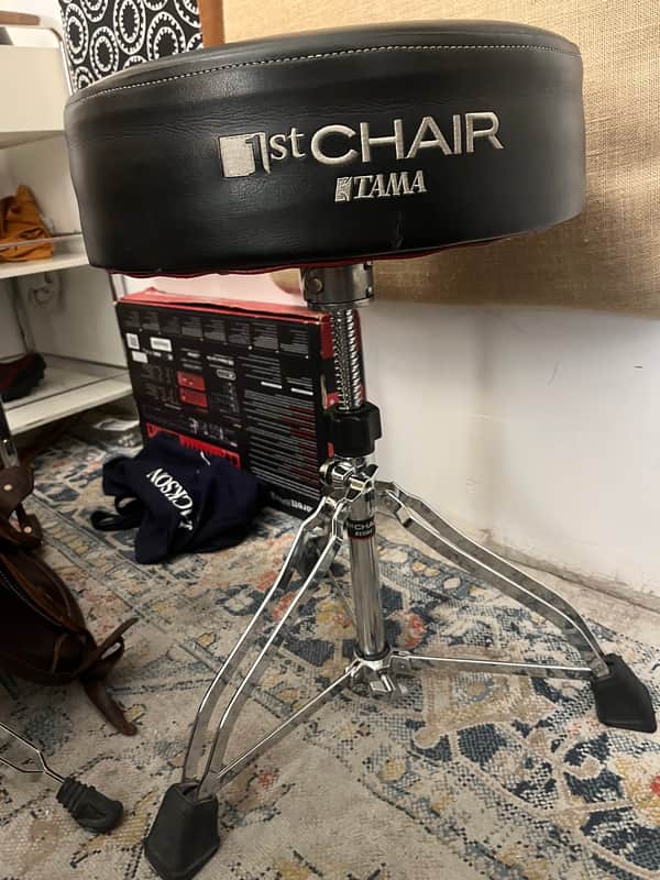 Tama HT830B Round Rider XL Drum Throne 2010s - Black image 1