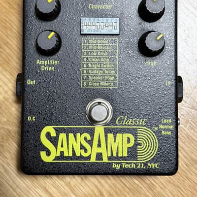 Tech 21 SansAmp Classic 2010s - Black with original box overdrive amp simulator image 2