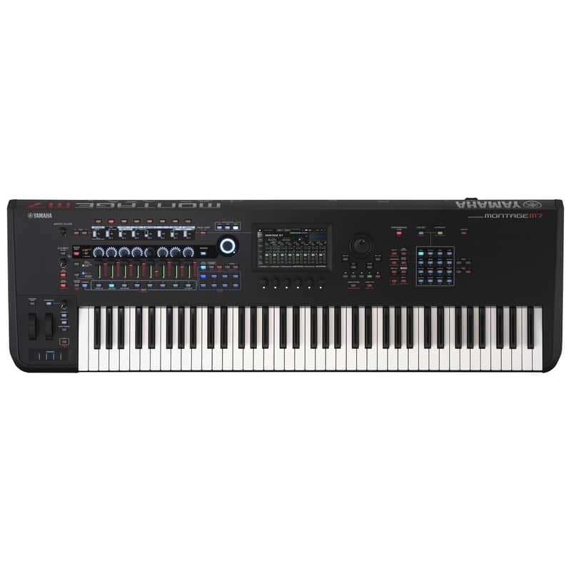 Yamaha Montage M7 76-Key Synthesizer with FSX Action, Black image 1