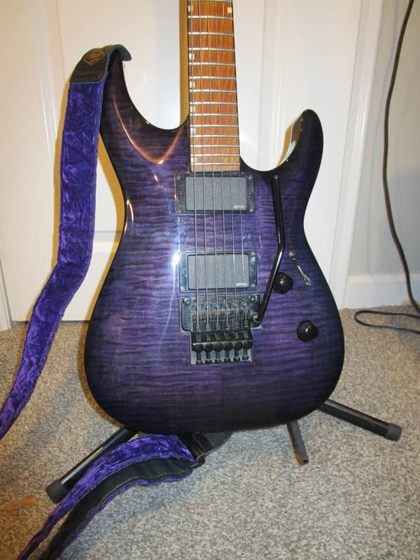 ESP LTD MH-350 2020 - 2021 - See Thru Purple Sunburst image 1