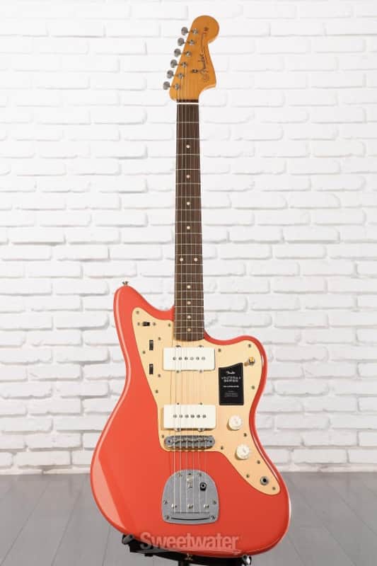 Fender Limited Vintera II Road Worn '50s Jazzmaster Electric Guitar - Fiesta Red (JzzMV2RW50FRd1)