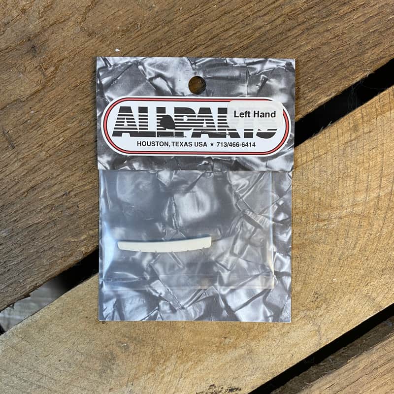 Allparts BN-0206-L00 Radiuses Slotted Bone Nut for Fender - Left Handed image 1
