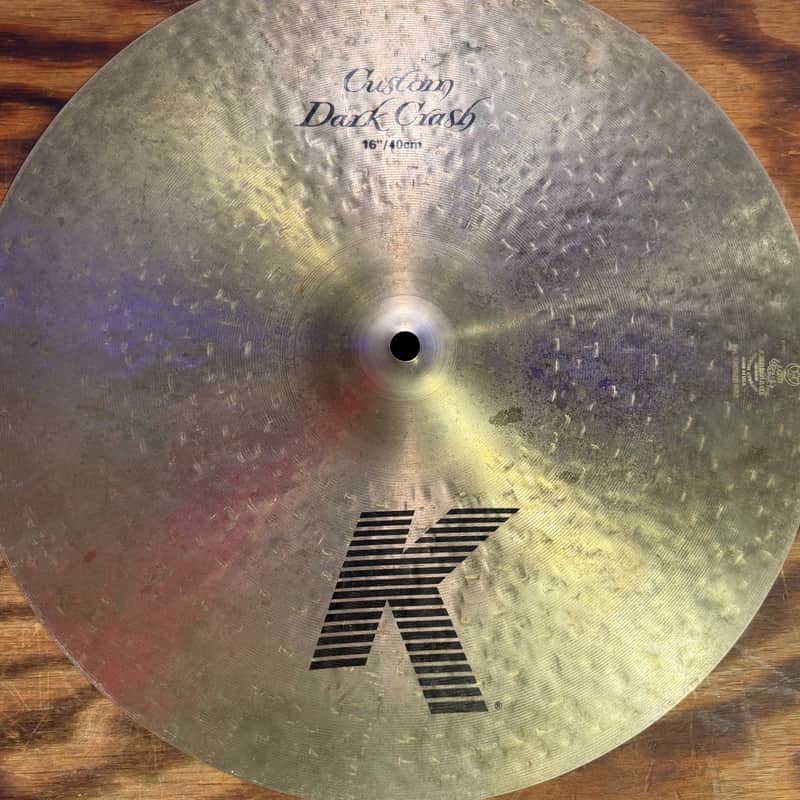 Zildjian 16" K Custom Dark Crash Cymbal image 1