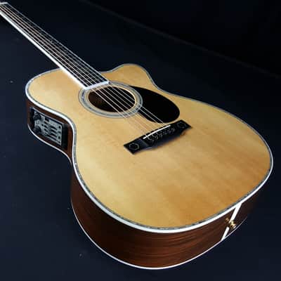 Martin Acoustic Electric OMC Aura Special Edition Guitar w/Case image 12