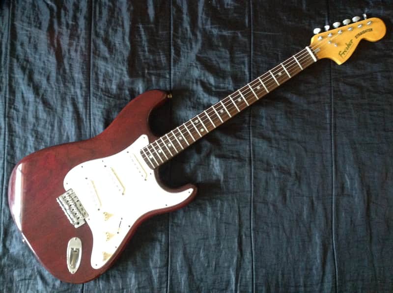日本製FRESHER STRAIGHTER PROTEAN 70年代〜80年代 1980 - 1981 Fresher Japan Straighter Protean Stratocaster Walnut