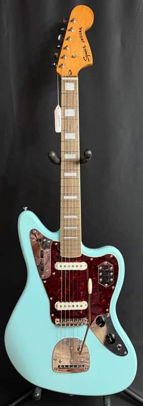 Squier FSR Classic Vibe 70's Jaguar Electric Guitar Daphne Blue Finish (542) image 1