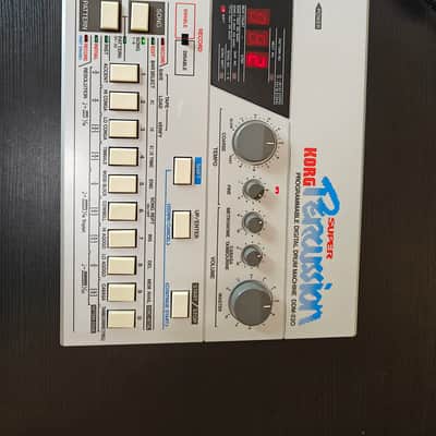 Korg DDM-220 Super Drums Drum Machine 1980s - Black