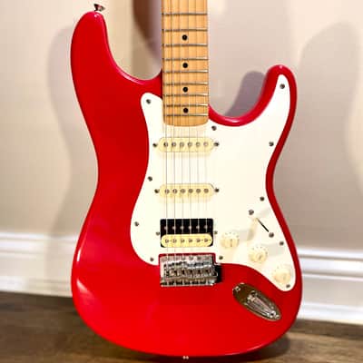 1992 Korean Squier Stratocaster Torino Red (MIK) image 3