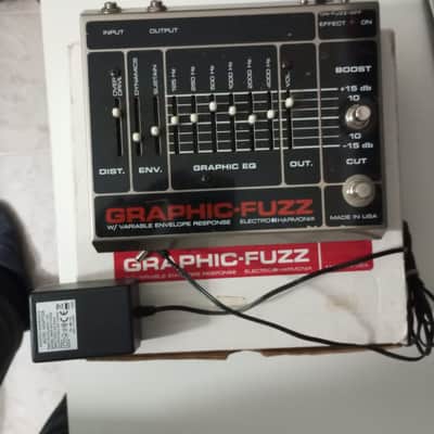 Electro-Harmonix Graphic Fuzz EQ / Distortion / Sustainer 1980s - Black / Red image 1