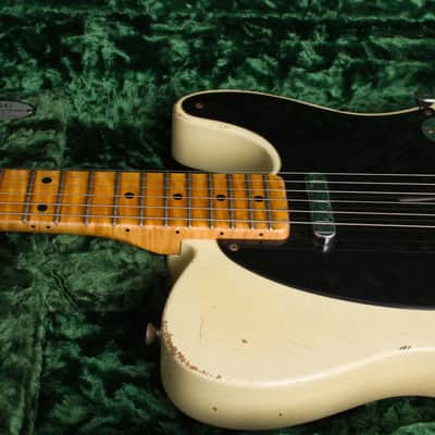Fender  Telecaster Custom Shop '50s Relic by Yuri Shiskov Solid Body Electric Guitar (2005), ser. #R25350, original black tolex hard shell case. image 17