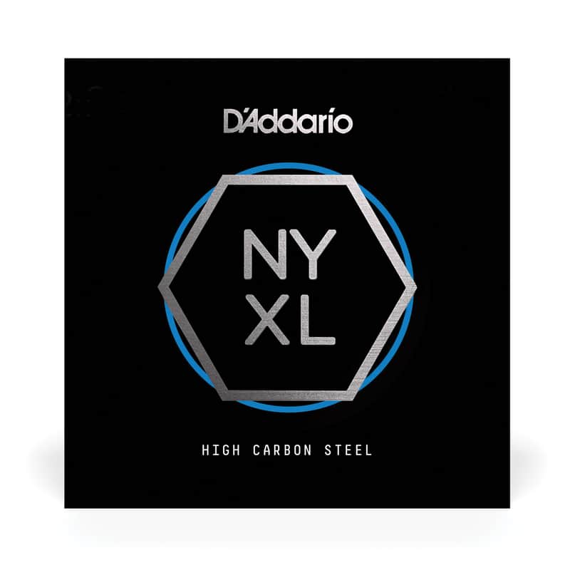 D'Addario NYS022 Single Plain Steel Guitar String, .022 image 1