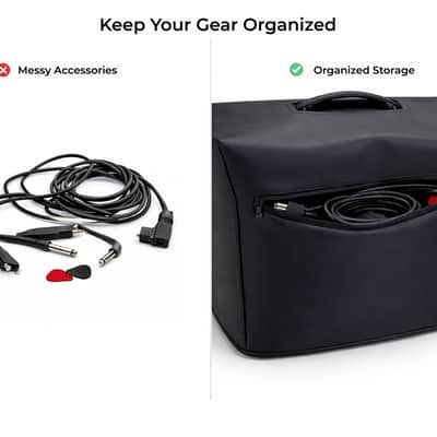 Ampeg Portaflex PF-210HE Ultimate Bass Cabinet Cover | Choose your Color, Fabric, Pocket, Padding & more | Made in the US image 5