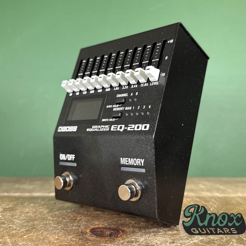 Boss EQ-200 Equalizer 2019 - Present - Black image 1