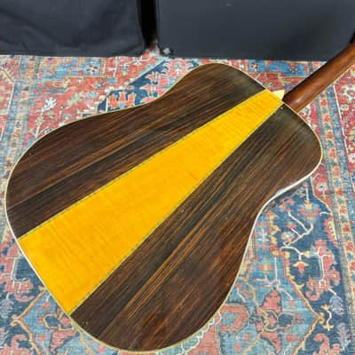 *VIDEO* TF Morris D-41 Style Dreadnought Model W-50 Solid Top - 1980's image 5