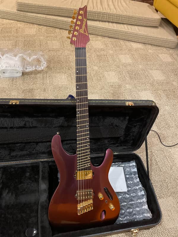 Ibanez SML721-RGC Axe Design Lab 2023 - Present - Rose Gold Chameleon image 1