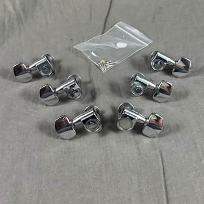 1970s Schaller M6 Split Shaft 3 + 3 Tuning Machines image 2
