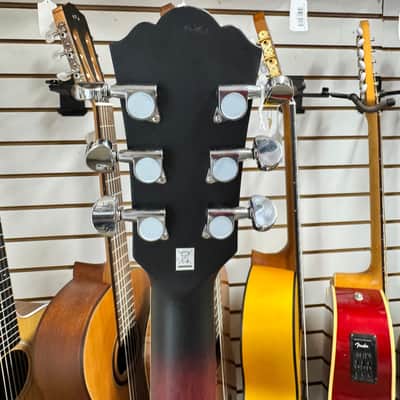 Washburn B6 Americana Series Open-Back 6-String Banjo - Natural Mahogany image 5