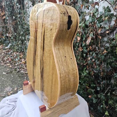 Wilhelm Guitars Black Limba, German Spruce OM Acoustic Guitar image 11