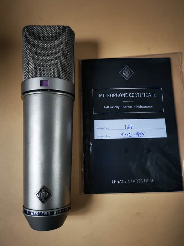 Neumann U 67 from 1964 Tube Condenser  Nickel imagen 1
