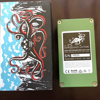 EarthQuaker Devices Plumes Small Signal Shredder Overdrive 2019 - Present - Green / Yellow Print image 3