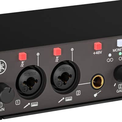 Yamaha UR22 MK3 2x2 USB-C Audio Interface, Black Bild 1