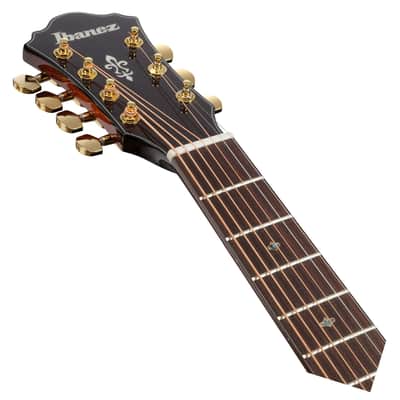 Used Ibanez AE3007FMH 7-String A/E Guitar - Tobacco Edge Burst image 4