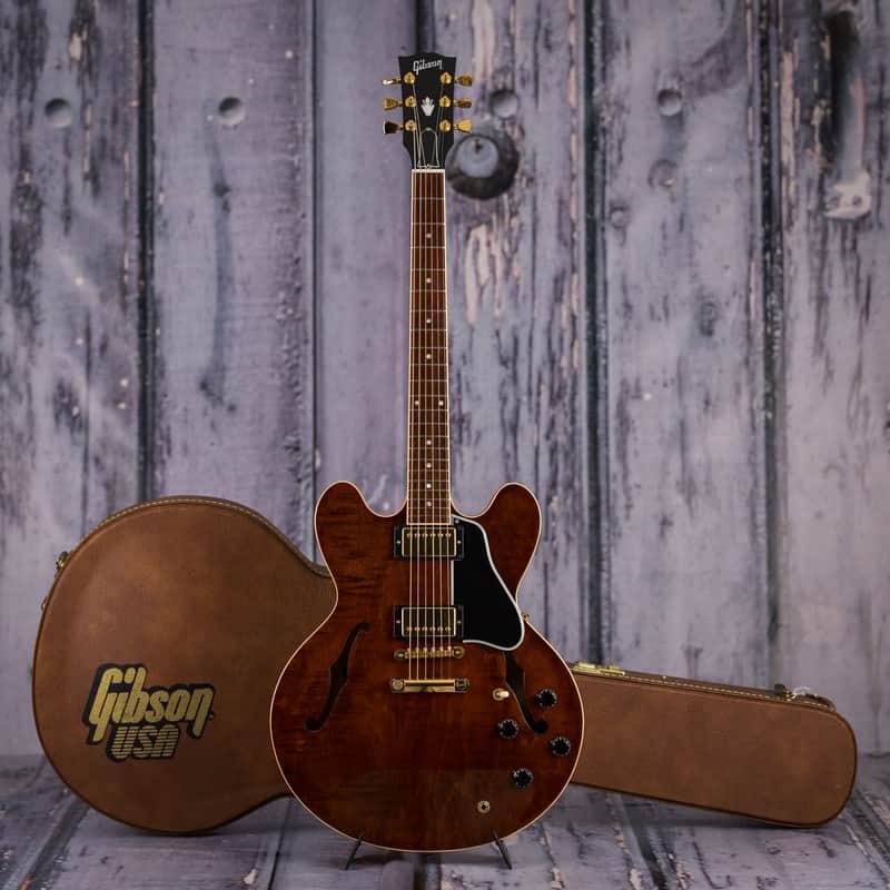 Gibson ES-335 Reissue translucent brown Used 2000 Gibson ES-335