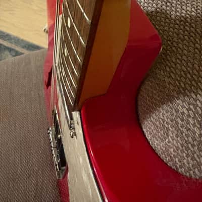 Fernandes TE-3 Telecaster Thinline Red modded MIJ Japan image 6