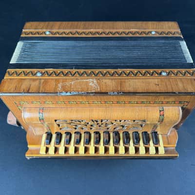 Hohner Button Box Diatonic Accordion Germany Unknown Model (1920s) image 6