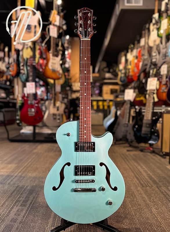 Godin Montreal Premiere HT Laguna Blue w/Godin Gig Bag USED