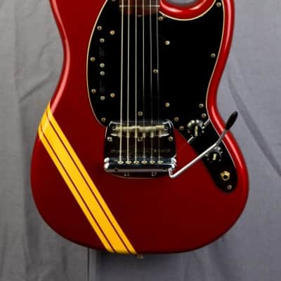 FENDER  Mustang MG' Racing Competition 1977 - CAR Candy Apple Red - USA Import image 1