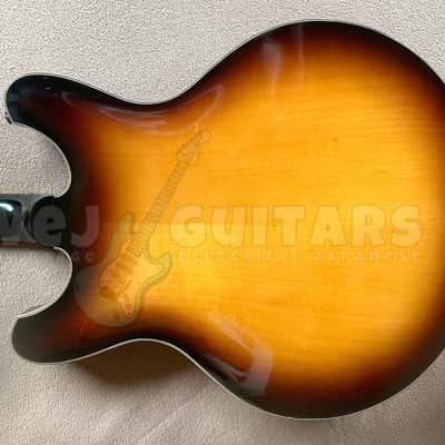 YAMAHA SA-70 Vintage semi-acoustic bass - Japan 1968-73 w/OHSC image 12