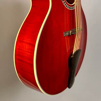 Eastman MDC804 Mandocello Oval Hole - Classic Red image 4