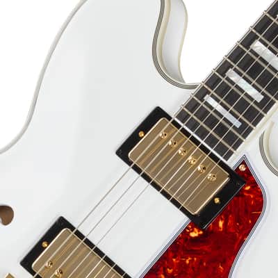 Epiphone Alex Lifeson Signature 1976 ES-355 Reissue Semi-Hollow Electric Guitar - Alpine White image 6